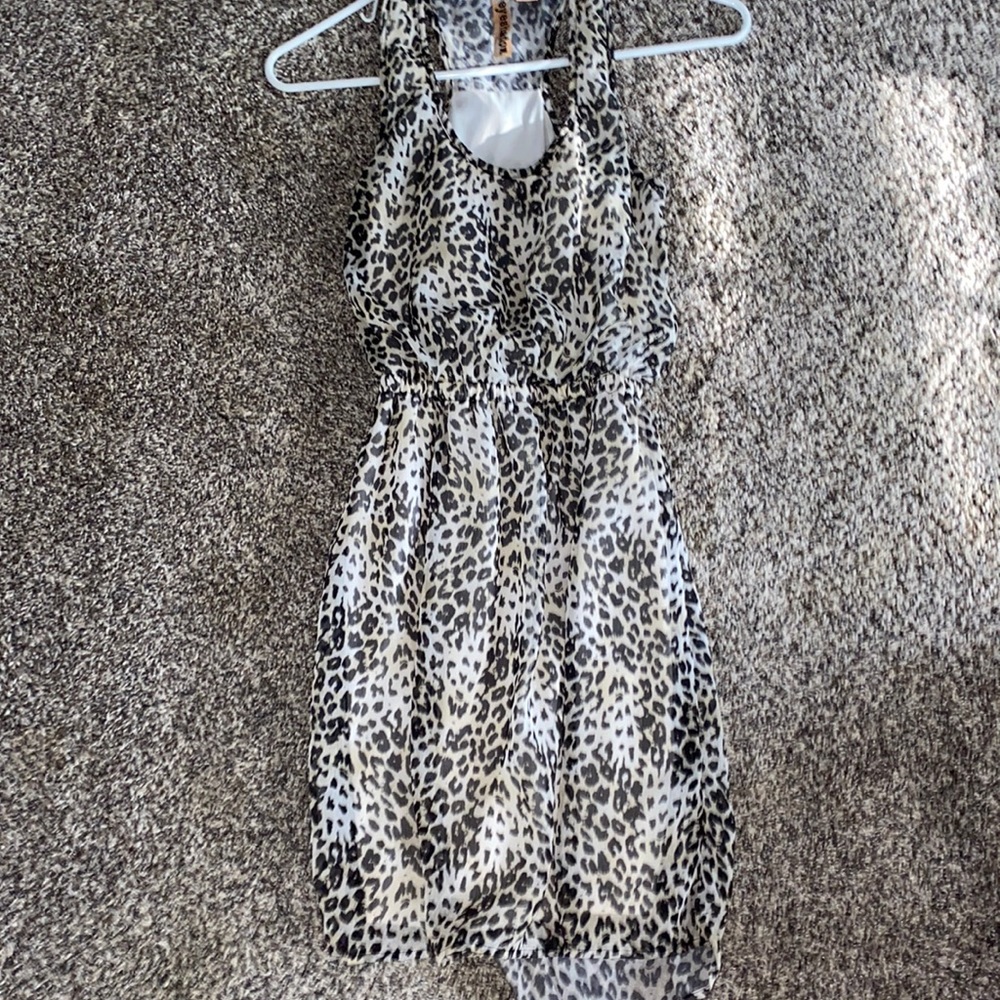 Leopard print dress